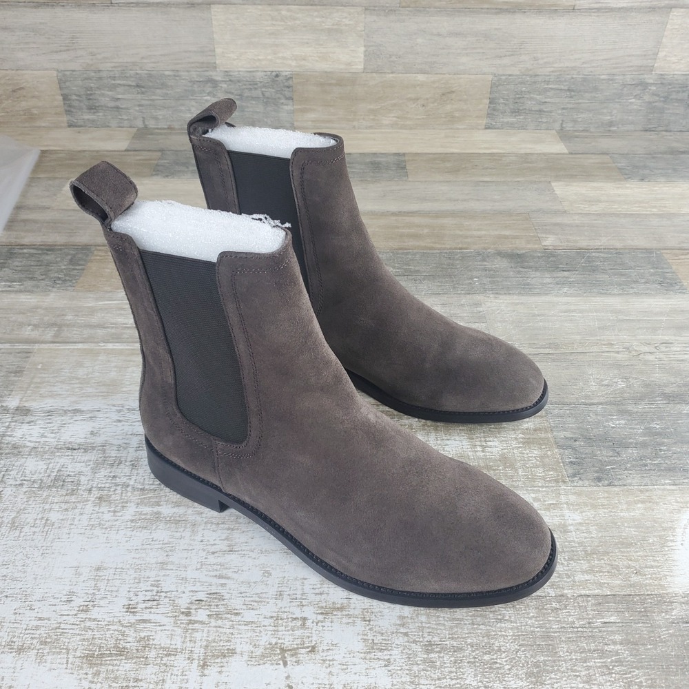 Saint Morta Nomad Chelsea Boots Sz 9 Brown Suede Elastic Panel Slip On Ankle